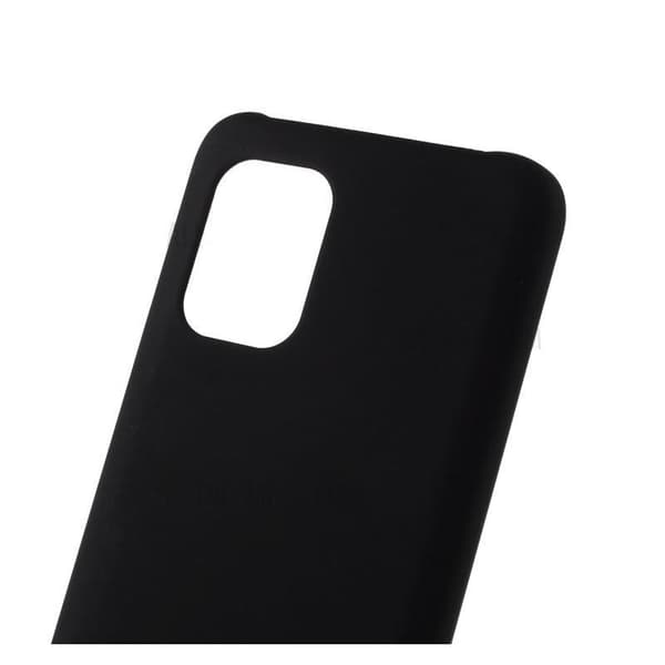Samsung A02s Ultratynn gummibelagt Matt Black Cover Basic® V2