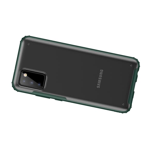 Samsung Galaxy A02s Skal Färgad Kant Grön