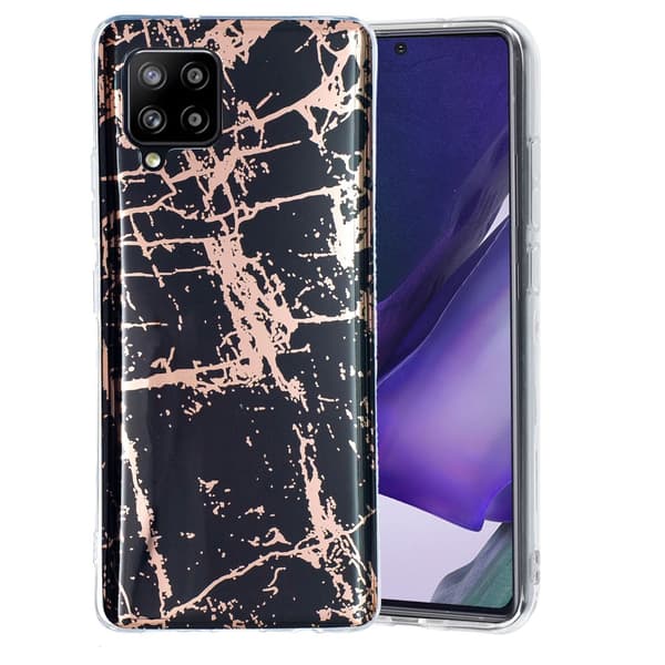 Samsung Galaxy A42 5G Suojakuori Marmori Musta