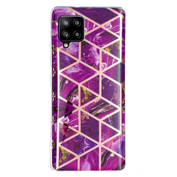 Samsung Galaxy A42 5G Suojakuori Marmori Magenta