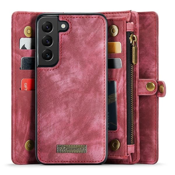 Samsung Galaxy S21 Etui Aftageligt Cover Rød