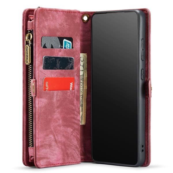 Samsung Galaxy S21 Etui Aftageligt Cover Rød