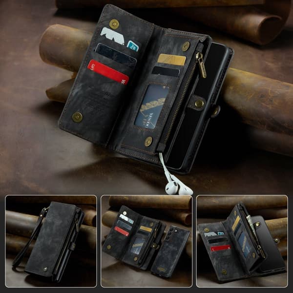 Samsung Galaxy S21 Etui Aftageligt Cover Sort