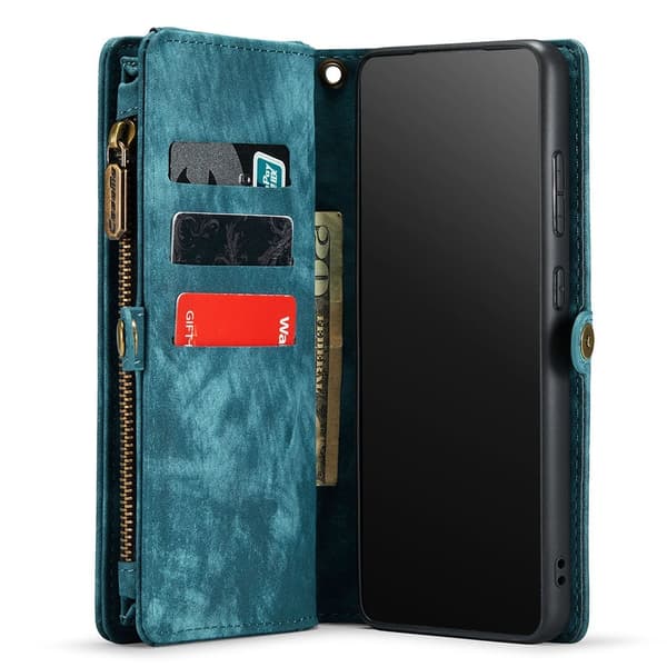 Samsung Galaxy S21 Kotelo Irrotettava Kuori Petrol