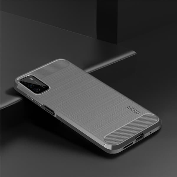Xiaomi Poco M3 Kuori Harjattu Hiilikuiturakenne Harmaa