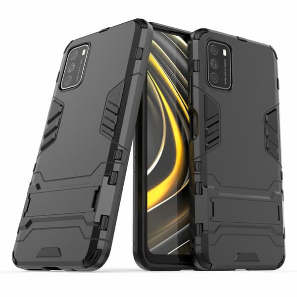 Xiaomi Poco M3 Kuori Armor Telinetoiminto Musta