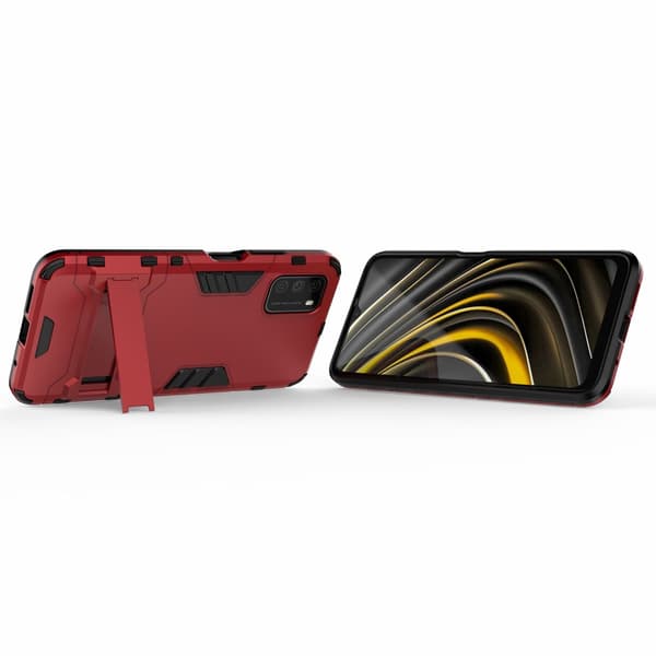 Xiaomi Poco M3 Kuori Armor Telinetoiminto Punainen