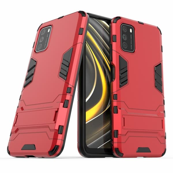Xiaomi Poco M3 Kuori Armor Telinetoiminto Punainen