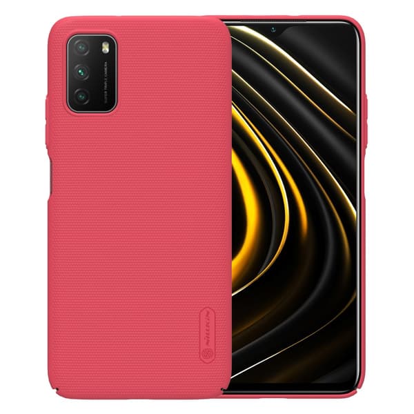 Nillkin Xiaomi Poco M3 Kuori Frosted Shield Punainen