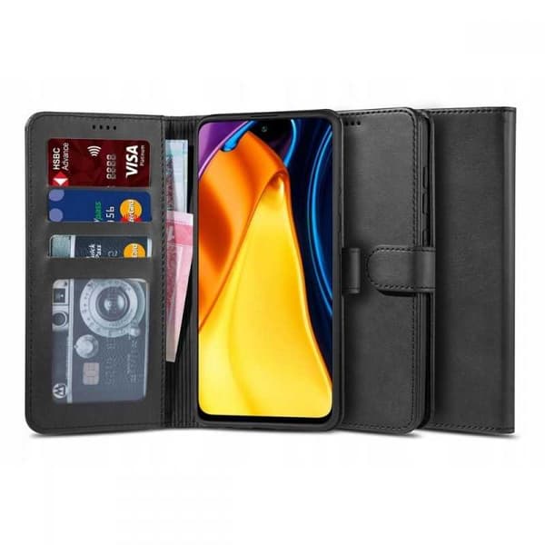 Xiaomi Poco M3 Pung Etui PU-Læder 4-KOMPARTMENT Evry
