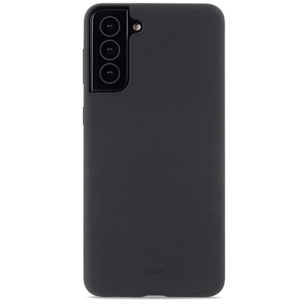 holdit Samsung Galaxy S21 Plus Kuori Silikoni Musta
