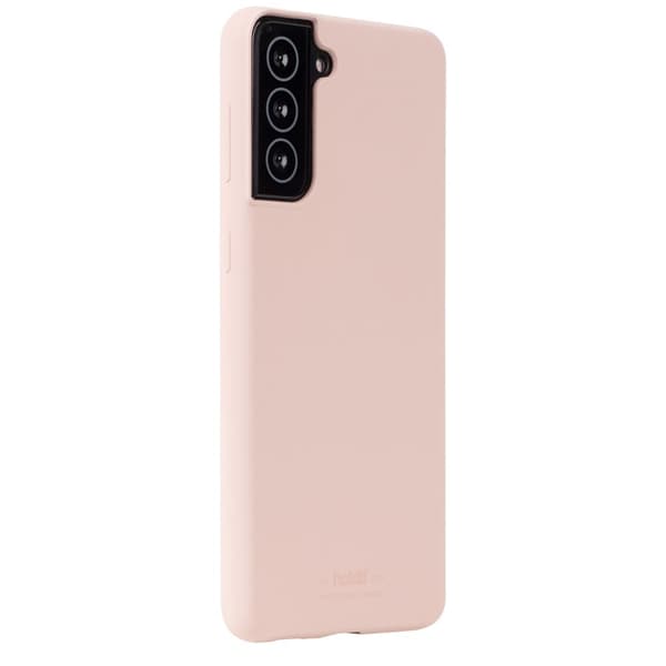 holdit Samsung Galaxy S21 Plus Deksel Silikon Blush Pink