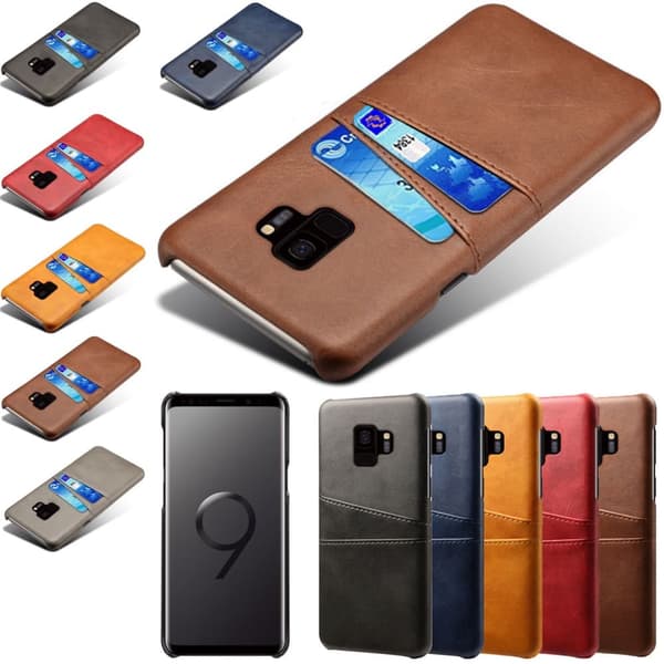 S9 Samsung galaxy S9 skal kort Mörkbrun