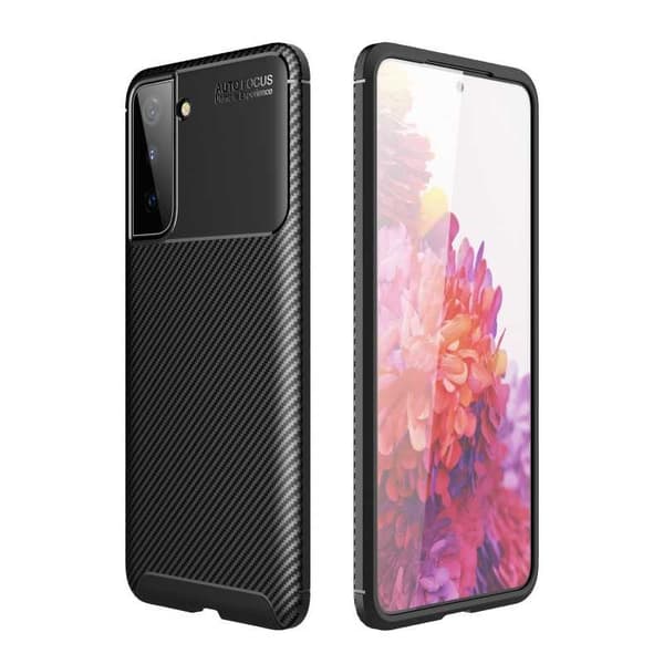 Samsung S21 Stöttåligt Slimmat Skal FullCarbon V4
