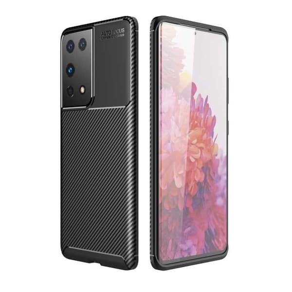 Samsung S21 Ultra Stöttåligt Slimmat Skal FullCarbon V4