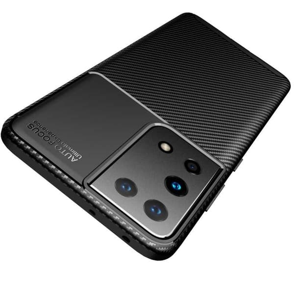 Samsung S21 Ultra Stöttåligt Slimmat Skal FullCarbon V4