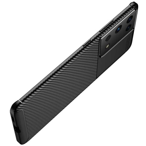 Samsung S21 Ultra Stöttåligt Slimmat Skal FullCarbon V4