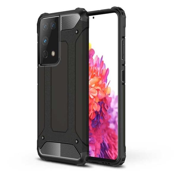 Samsung S21 Ultra Stöttåligt Skal SlimArmor® Svart