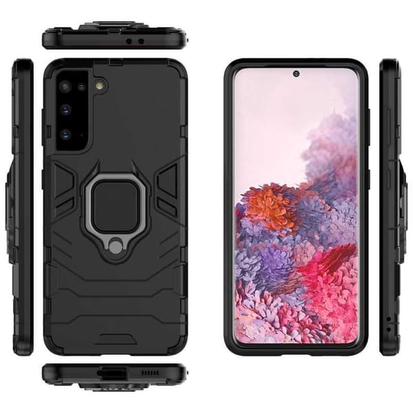 Samsung S21 Shockproof Cover med Ring Holder ThinArmor