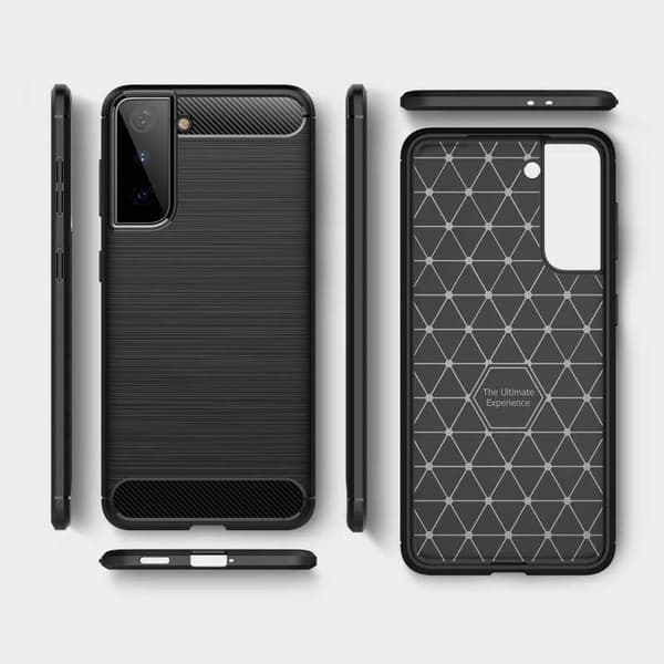 Samsung S21 Stöttåligt Skal SlimCarbon