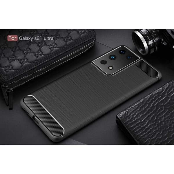 Samsung S21 Ultra Shockproof Shell SlimCarbon