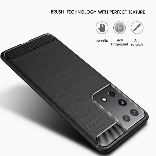 Samsung S21 Ultra Shockproof Shell SlimCarbon