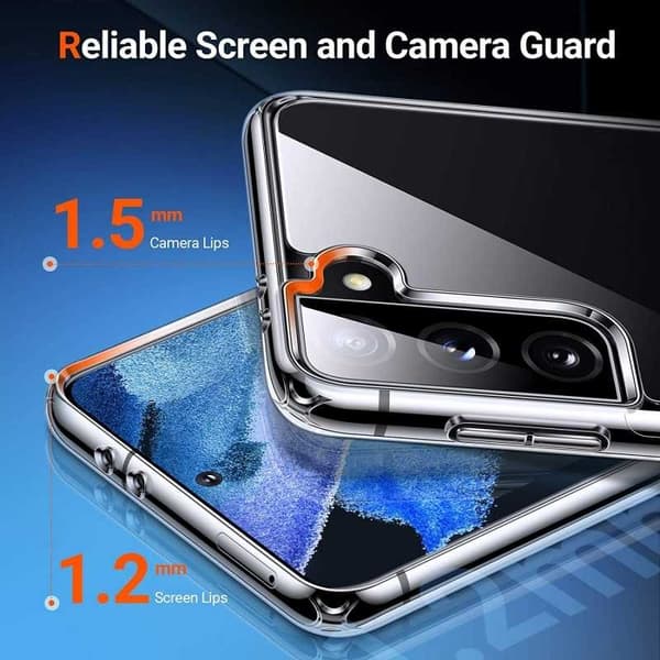 Samsung S21 Plus stødabsorberende silikonecover Enkelt