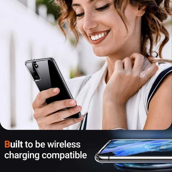 Samsung S21 Plus stødabsorberende silikonecover Enkelt