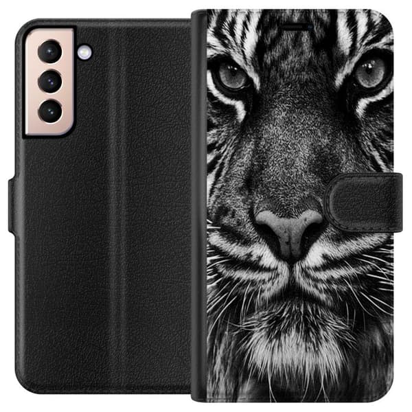 Samsung Galaxy S21 Plånboksfodral Tiger