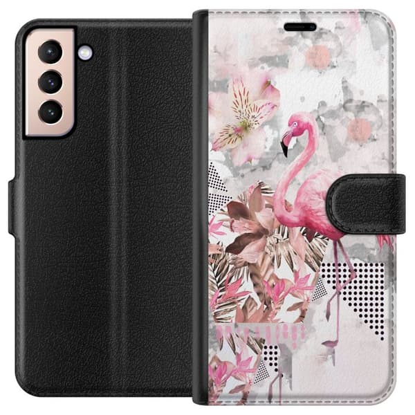 Samsung Galaxy S21 Lommeboketui Flamingo