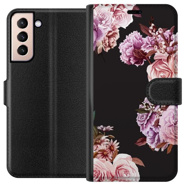 Samsung Galaxy S21 Plånboksfodral Blommor