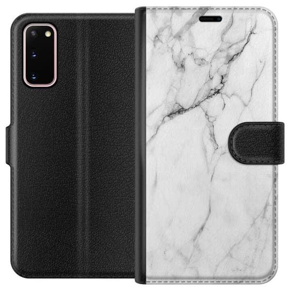 Samsung Galaxy S20 Lommeboketui Marmor