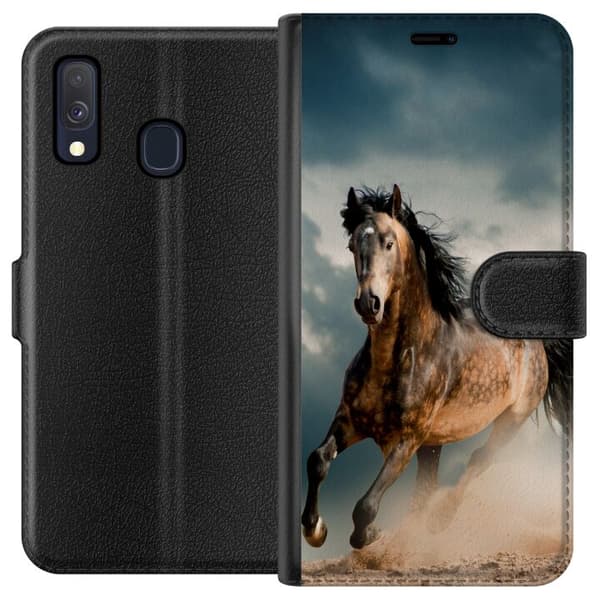 Samsung Galaxy A40 Plånboksfodral Häst