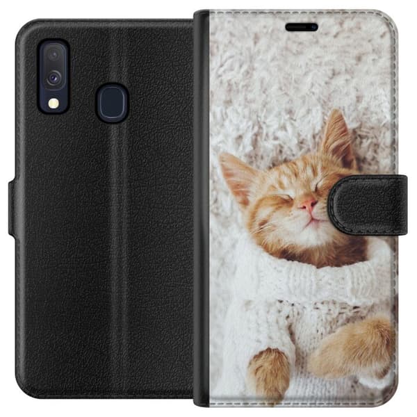 Samsung Galaxy A40 Lommeboketui Katt