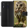 Miniatyrbillede 1 af 3: Samsung Galaxy A40 Tegnebogsetui Ugle