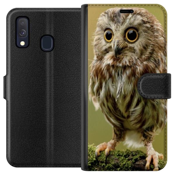 Samsung Galaxy A40 Tegnebogsetui Ugle