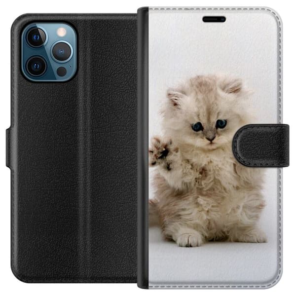 Apple iPhone 12 Pro Max Lommeboketui Katt