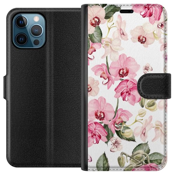 Apple iPhone 12 Pro Max Lommeboketui Blomster