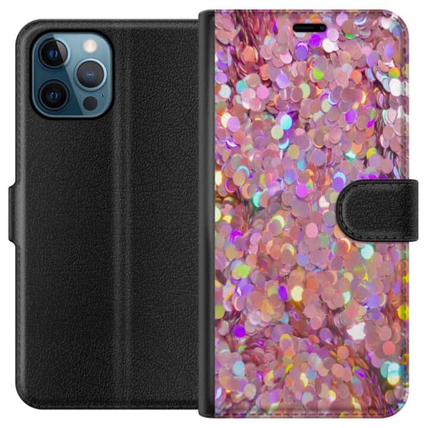 Apple iPhone 12 Pro Plånboksfodral Glitter