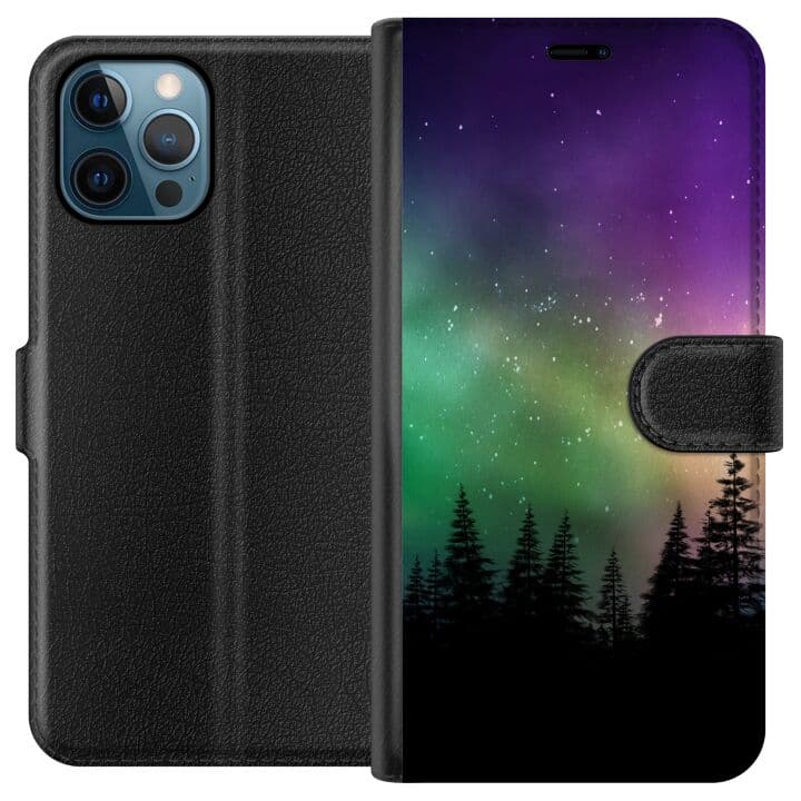 Apple iPhone 12 Pro Plånboksfodral Northern Lights