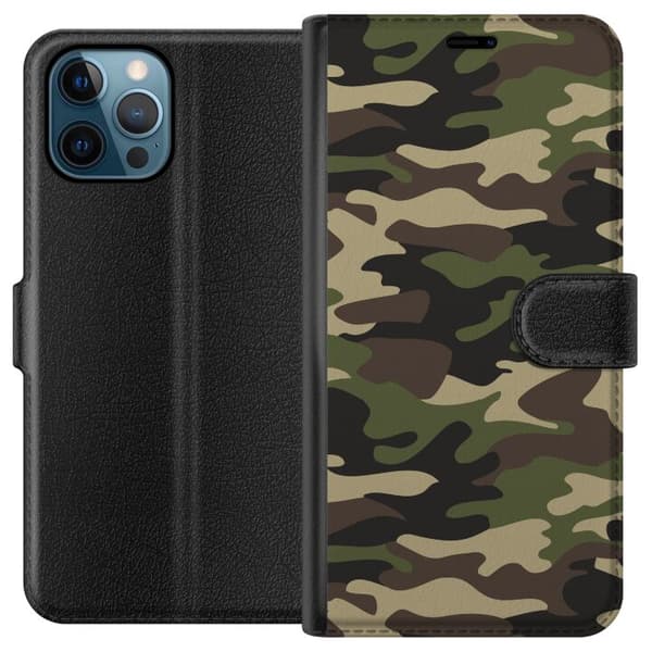 Apple iPhone 12 Pro Tegnebogsetui Militær