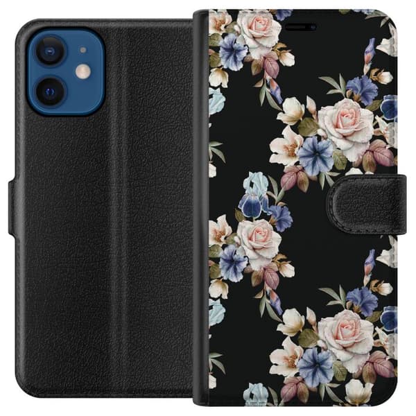 Apple iPhone 12 Lommeboketui Blomster