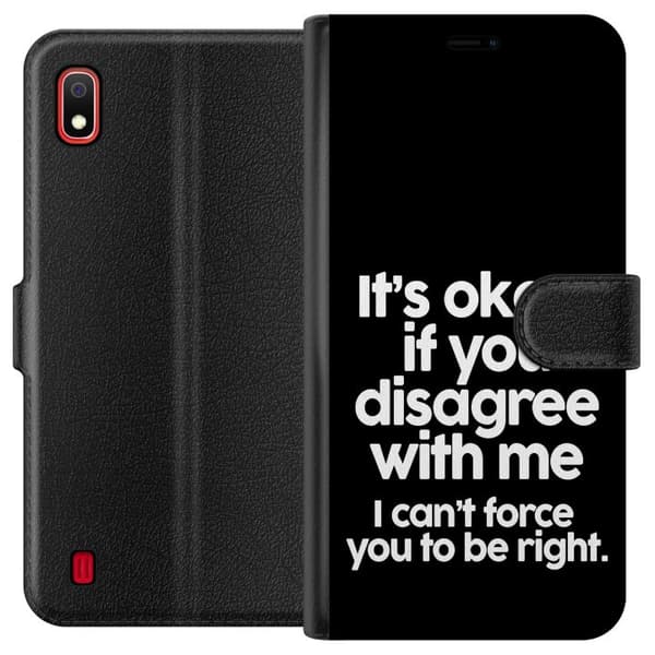 Samsung Galaxy A10 Lommeboketui Tekst