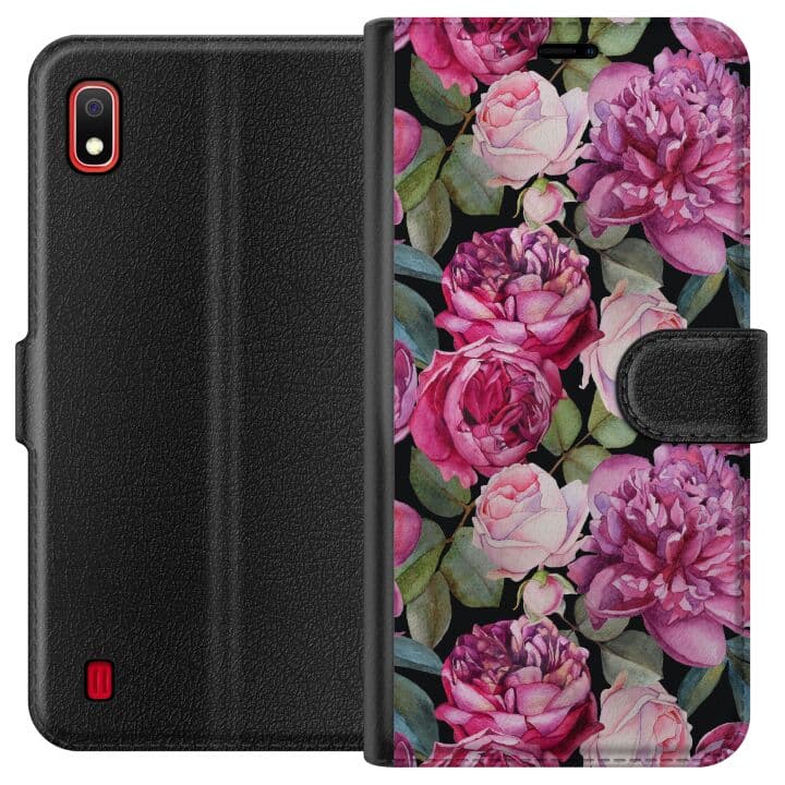 Samsung Galaxy A10 Plånboksfodral Blommor