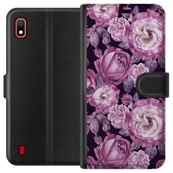 Samsung Galaxy A10 Lommeboketui Blomster