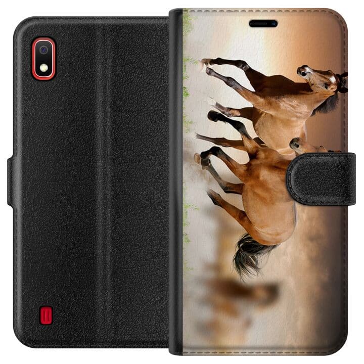 Samsung Galaxy A10 Plånboksfodral Hästar