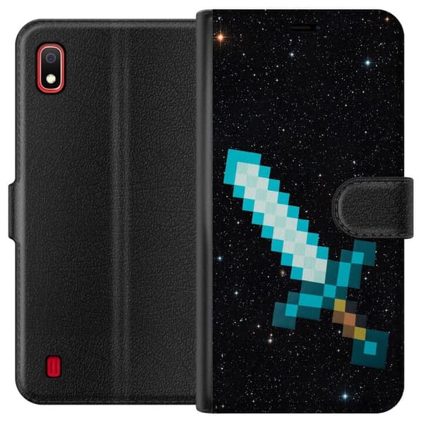 Samsung Galaxy A10 Lommeboketui Minecraft Sverd