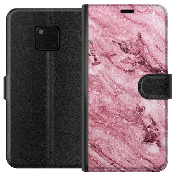 Huawei Mate 20 Pro Lompakkokotelo Glitteri Marmori