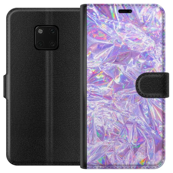 Huawei Mate 20 Pro Tegnebogsetui Holografiske Diamanter