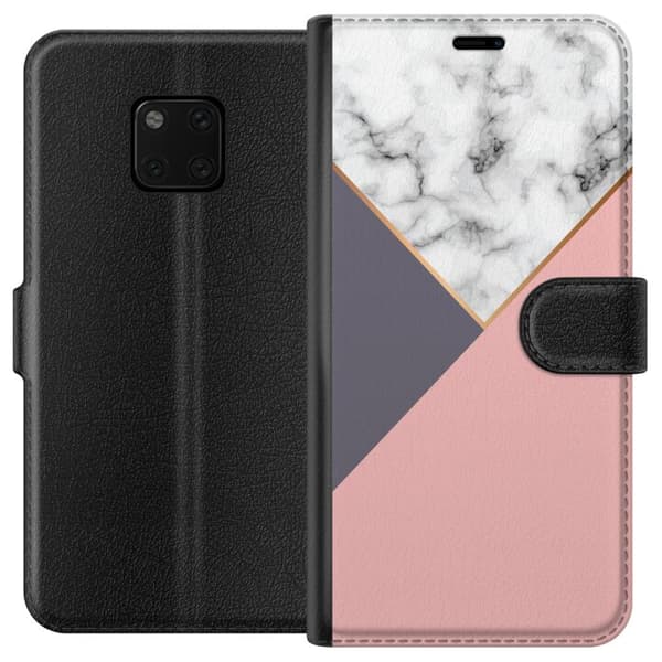 Huawei Mate 20 Pro Lompakkokotelo Marmori Leikkaus